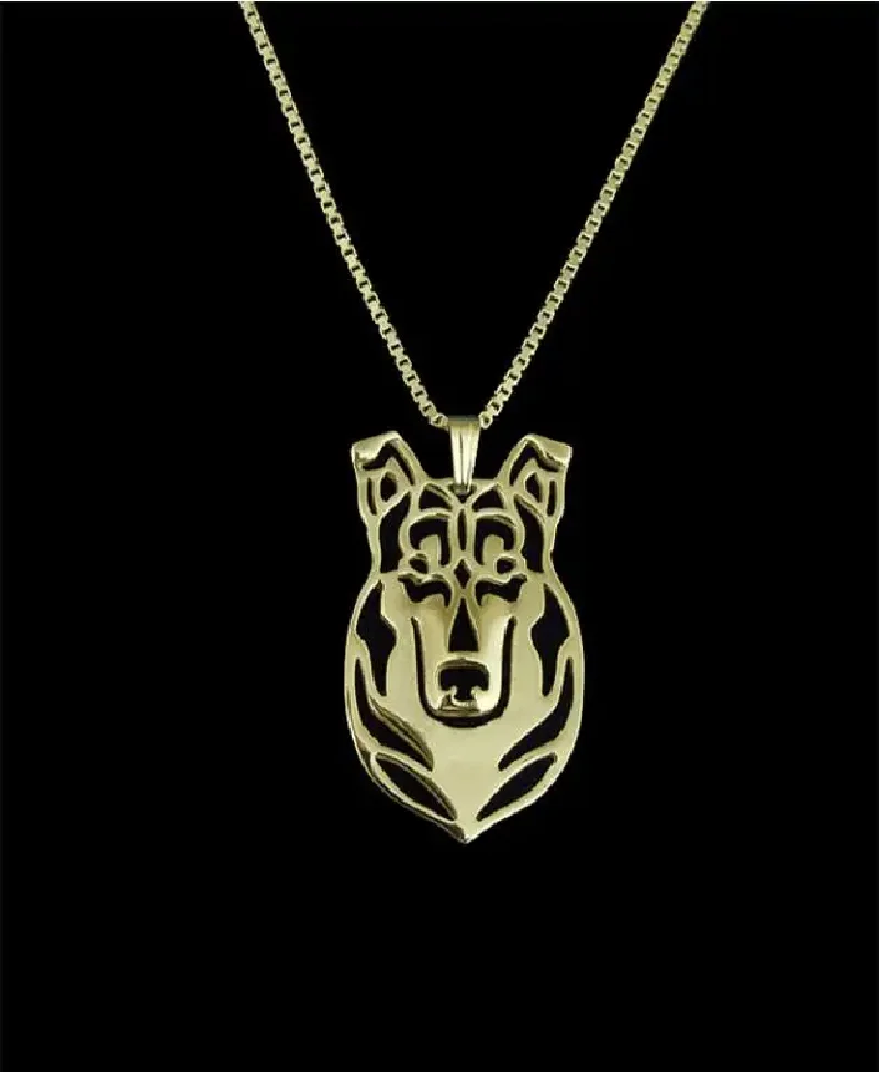 Boho Chic Smooth Collie Necklace