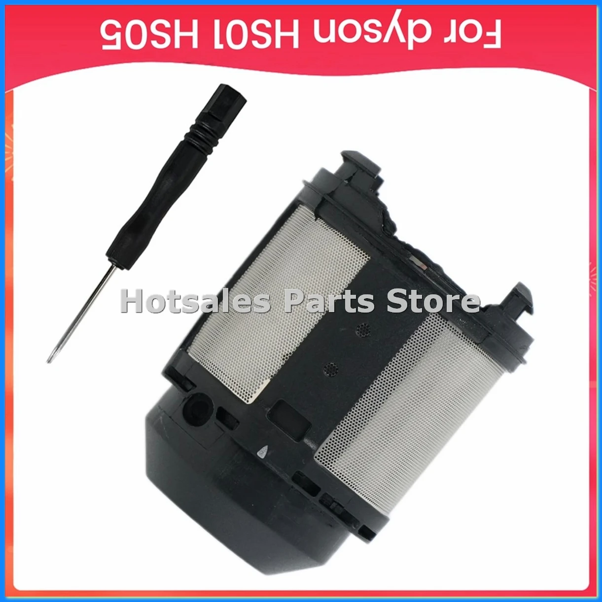 

Сменная крышка внутреннего фильтра для моделей HS01, HS05, внутренний фильтр для утюжка для завивки волос, пылезащитная крышка, черная-A57M