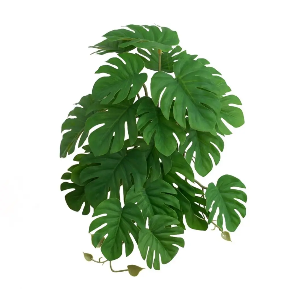 Realistic Trailing Hanging Artificial Leaves 3D Printed Begonia Fake Foliage Turtle leaf Ivy Vine Leaf