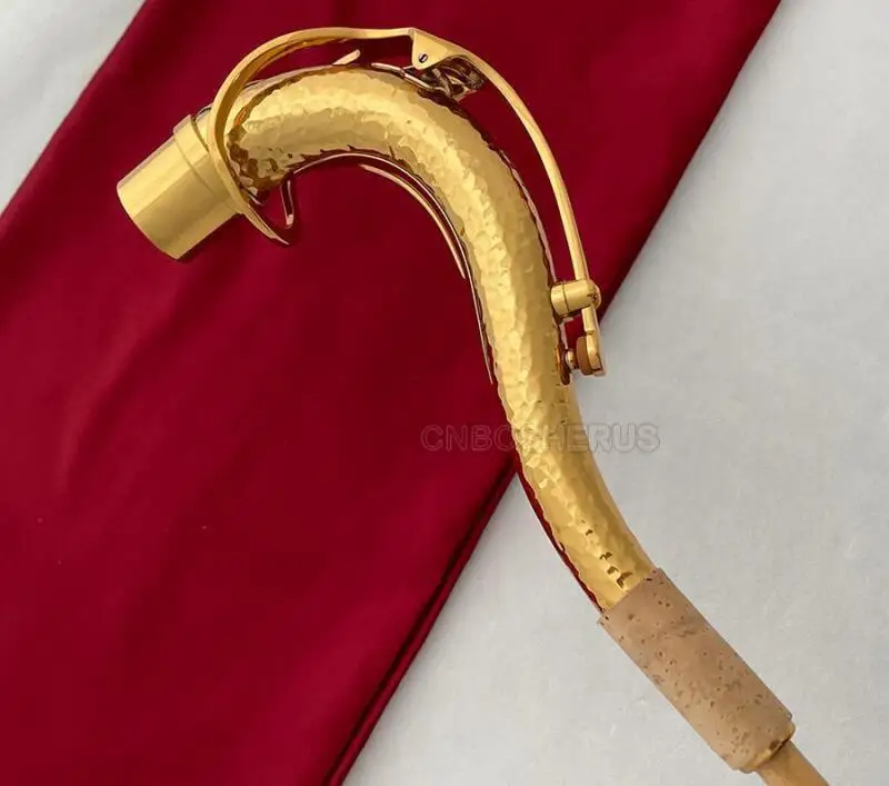 

Hand hammered Gold Neck For Tenor saxophone Reference 54 Size 28.20 mm