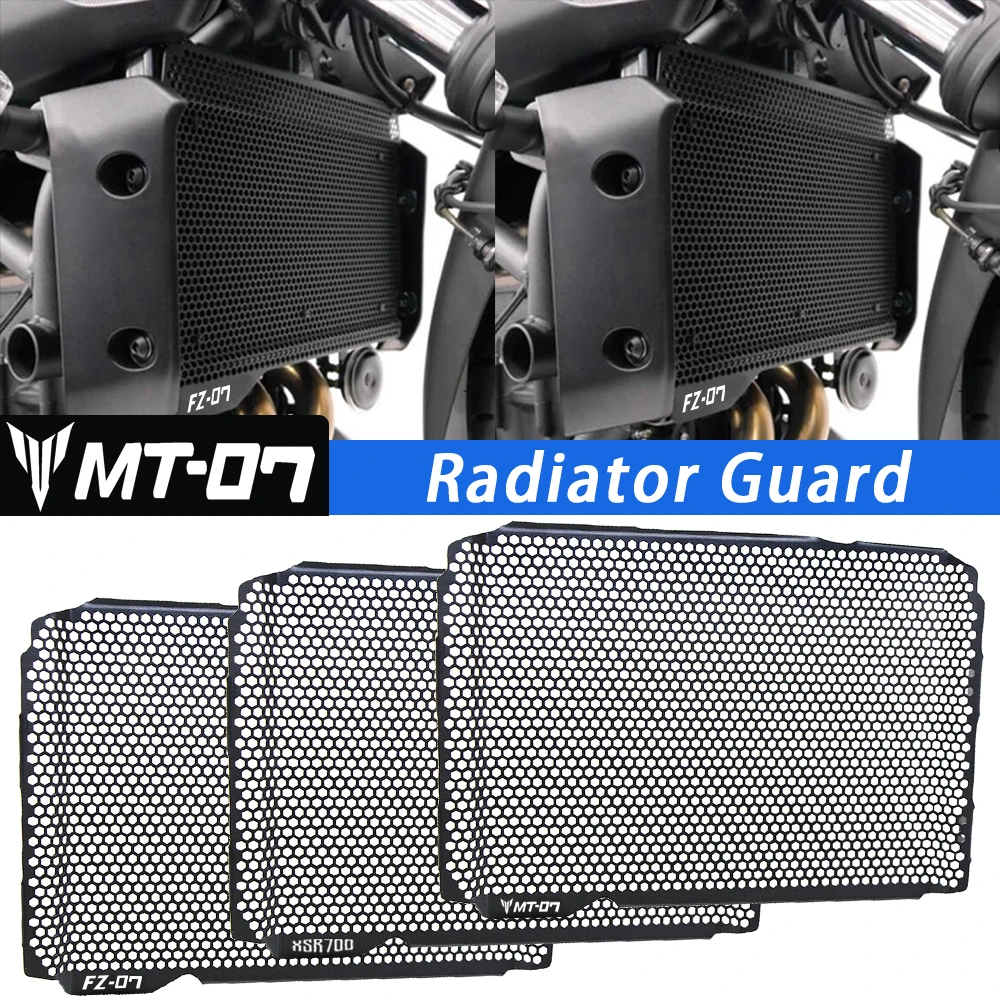 

FOR YAMAHA MT07 FZ07 2013-2017 Radiator Guard Grille Grill Protector Cover XSR 700 XSR700 XTribute 2016-2020 2021 2022 2023 2024