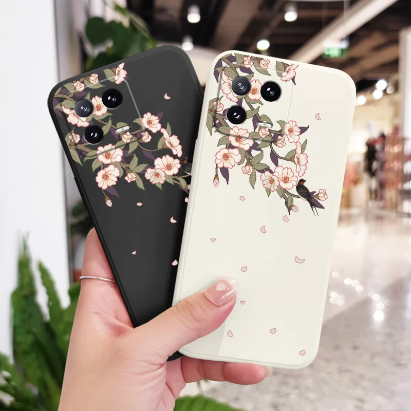 الجنية حلم فرع جراب هاتف ل Xiaomi 17 15 15T 14 14T 13 13T 12 12X 12T 12S Mi 11 11T 10 10T Pro Max Lite السائل سيليكون Co