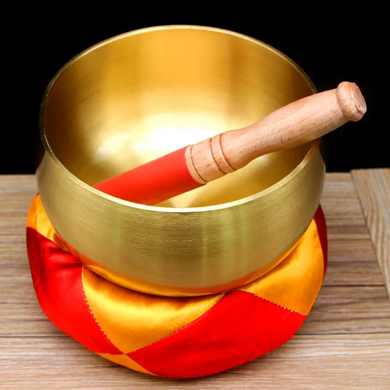 

Buddha Singing Bowl Smudge Tibet Meditation Decorative Meditate Musical Bowls Treasure Bol Chantant Percussion Instruments