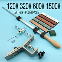 Fixed Knife Sharpener Professional Angle Sharpening Stone Kitchen Whetstone Grinding System Honing Diamond Grinder Woodwork Tool