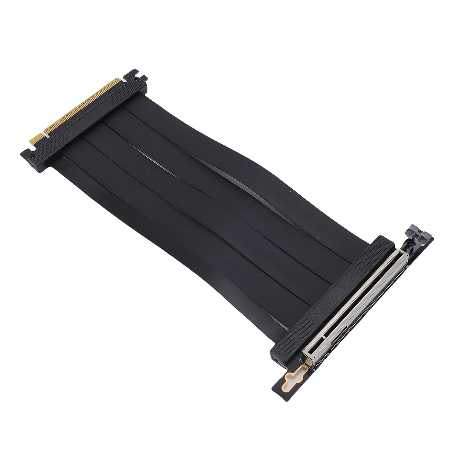 

PCI-E 5.0 X16 GPU Extension Cable 90° Connector 128Gbps High Speed Riser Card 20cm Flexible Graphics Card Extension Cable