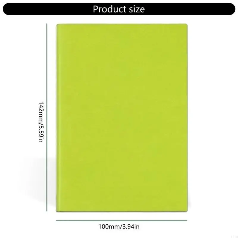 Y5LB Compact Art Notebook Páginas internas branco Capa couro macio Escrita Livro diário