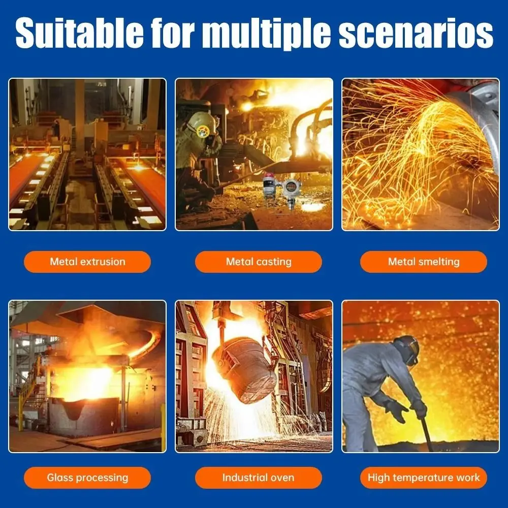 New Cowhide Welding Gloves Long Thick Safety Gloves Wear Resistant Mechanic Glove