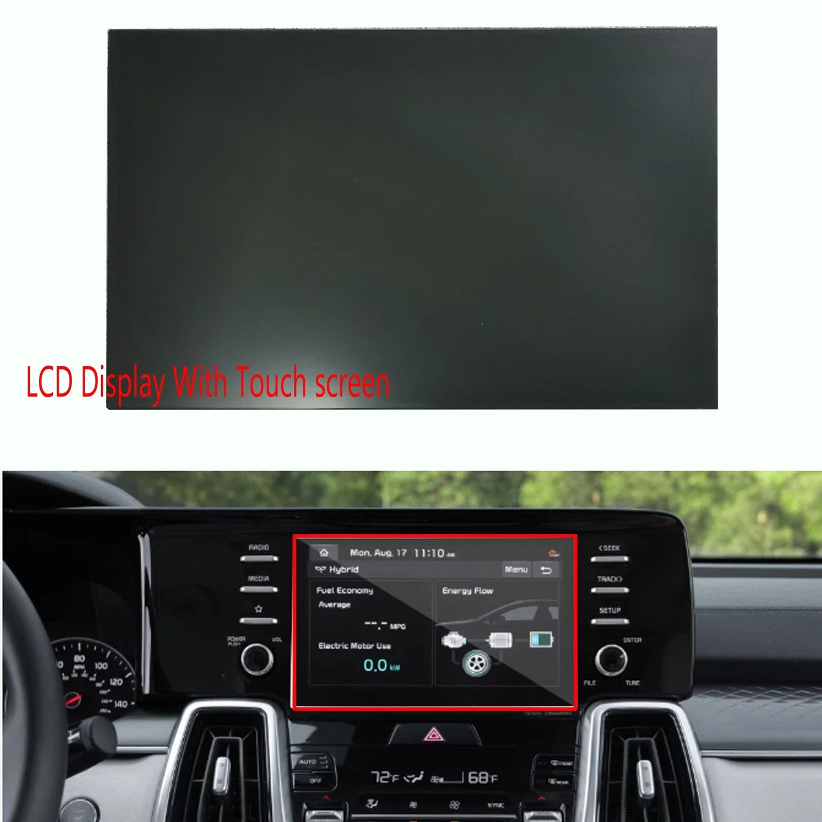 Navigation Monitor Radio LCD Display Touch screen For Hyundai KIA Sorento MQ4 2021