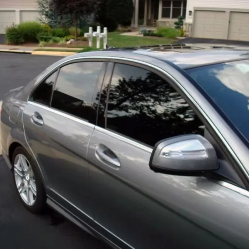 الجملة الترقق سيارة الفينيل المعدني البوليستر فيلم نافذة التفاف ملصقات #1