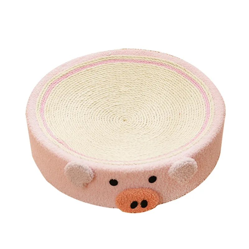 

Teddy Velvet Animal Sisal Pot Small Cat Climbing Frame Sisal Cat Nest Cute Scratch Board Pet Supplies Cat Toys