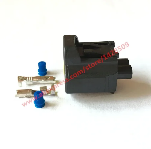 Imagen 2 del producto 1 Pieza Conector Hembra Automotriz de 2 Pines, Compatible con 178392-6 178390-2 para Sensor de Temperatura del Agua de Honda Corolla y Motor Toyota