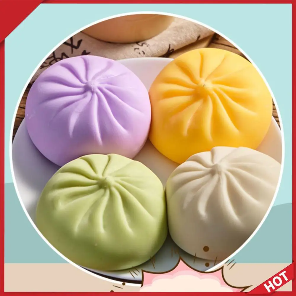 

Bun Bao эластичные настольные игрушки, гигантские креативные поддельные булочки, медленный отскок с пароваркой, подарки на день рождения и праздник для детей, аутизм, СДВГ