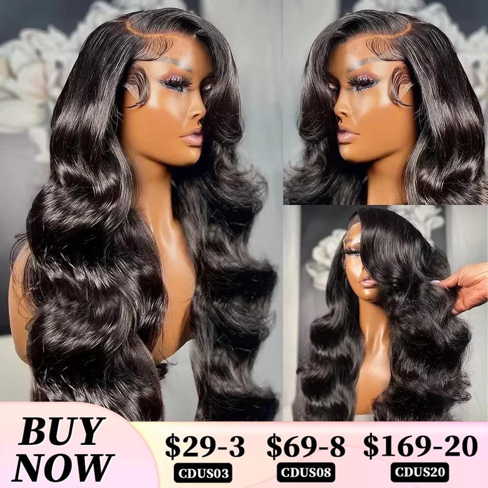 

Wear And Go Glueless Body Wave Lace Closure Wig 5×5 6x4 Transparent Lace Closure Wig PrePlucked Hairline Pre Cut Human Hair Wigs