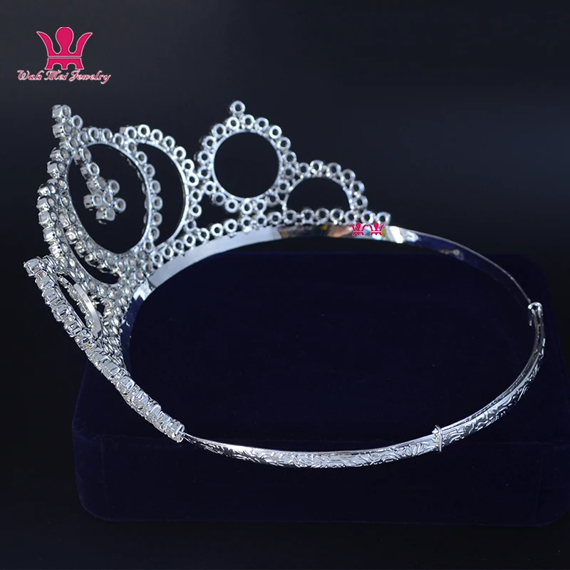 Zircão tiara cristal strass coroas nupcial casamento acessórios de cabelo princesa rainha formal festa baile noite clup mostrar mo190