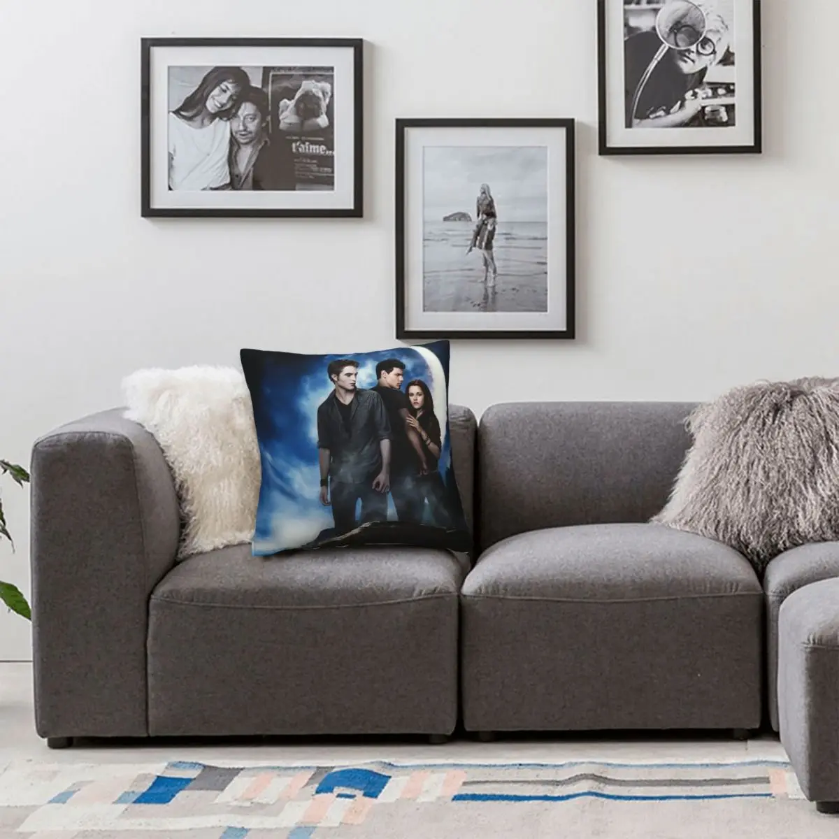 The Twilight Saga Movie Pillowcase Printed Polyester Cushion Cover Decorative Pillow Case Cover Home Square 45*45cm