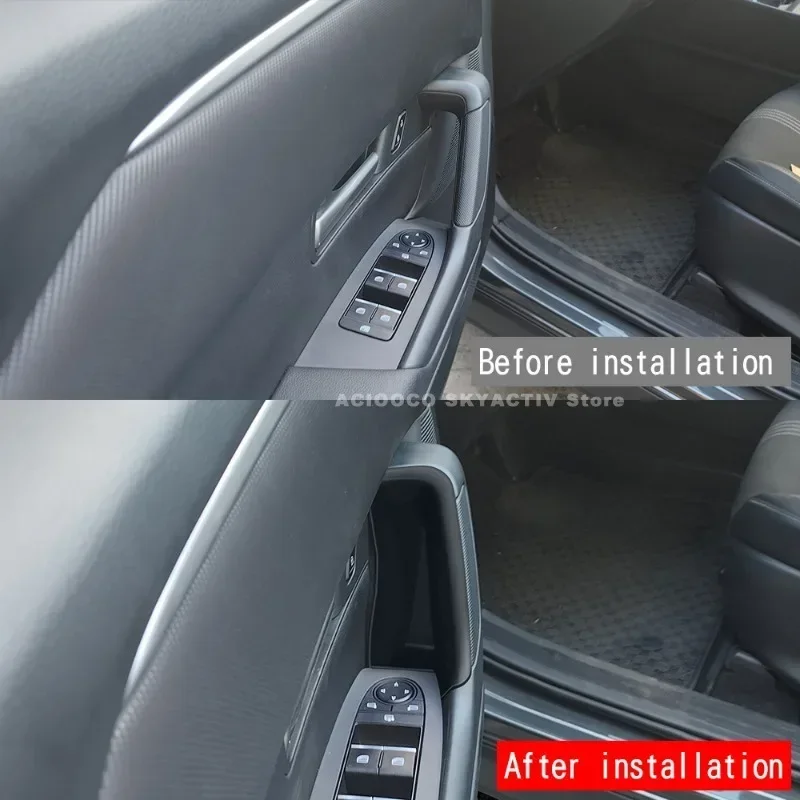 Door Armrest Storage Barrel Door Handle Container Holder Box for Mazda 2022-2024 CX-60 CX60 2024-2025 CX80 CX90 Accessories
