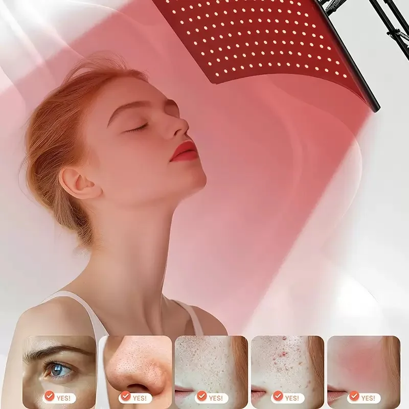 

Infrared LED large row light Home beauty salon 660nm + 850nm spectrometer with bracket Red light physiotherapy light