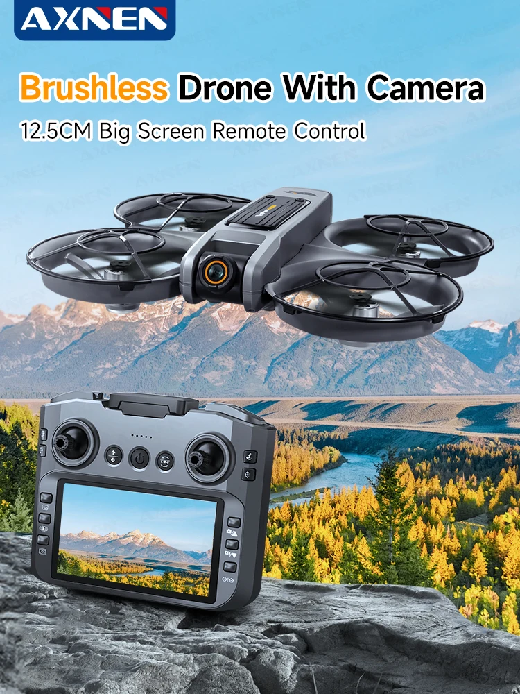 AXNEN S156 Drone 8K HD 360° °   Groothoek dubbele camera met 5G WiFi FPV UAV-scherm, afstandsbediening en obstakelvermijding quadcopter - afbeelding 2