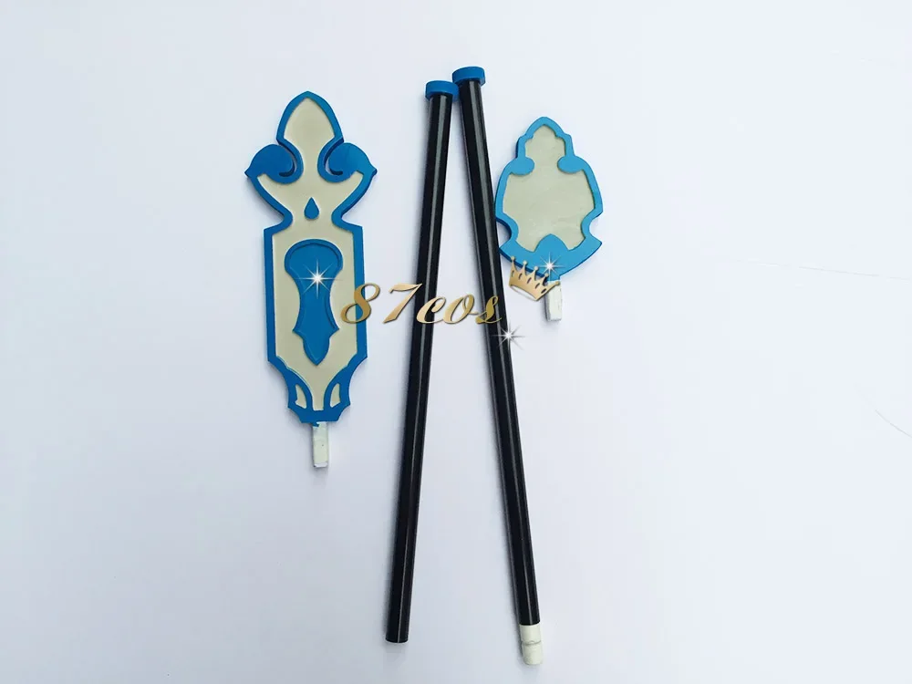 Mikleo Long Staff 소품 Tales of Zestiria 코스프레 소품 할로윈 크리스마스 멋진 파티 의상 액세서리