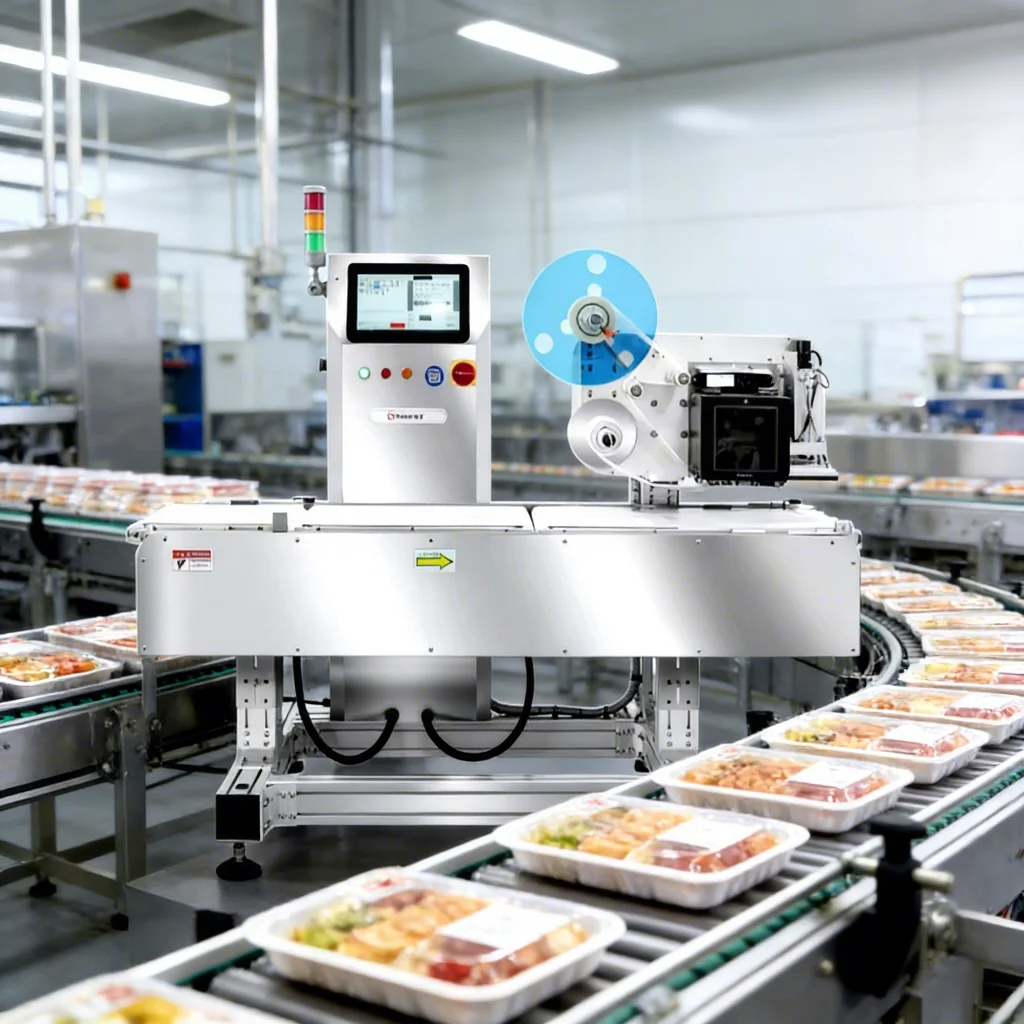 Automatic Pneumatic Sticker Labeling Machine High Speed PLC Control for Food Beverage and Fresh Products Bottles & Cartons