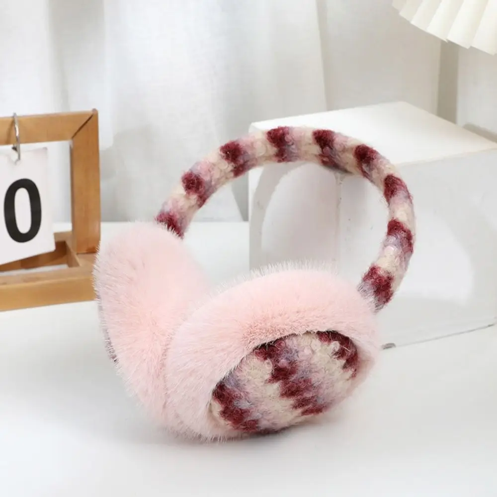 Kawaii طوي أفخم غطاء للأذنين يندبروف رشاقته لطيف غطاء للأذن لينة مكافحة تجميد الباردة واقية قناع الأذن هدايا عيد #3