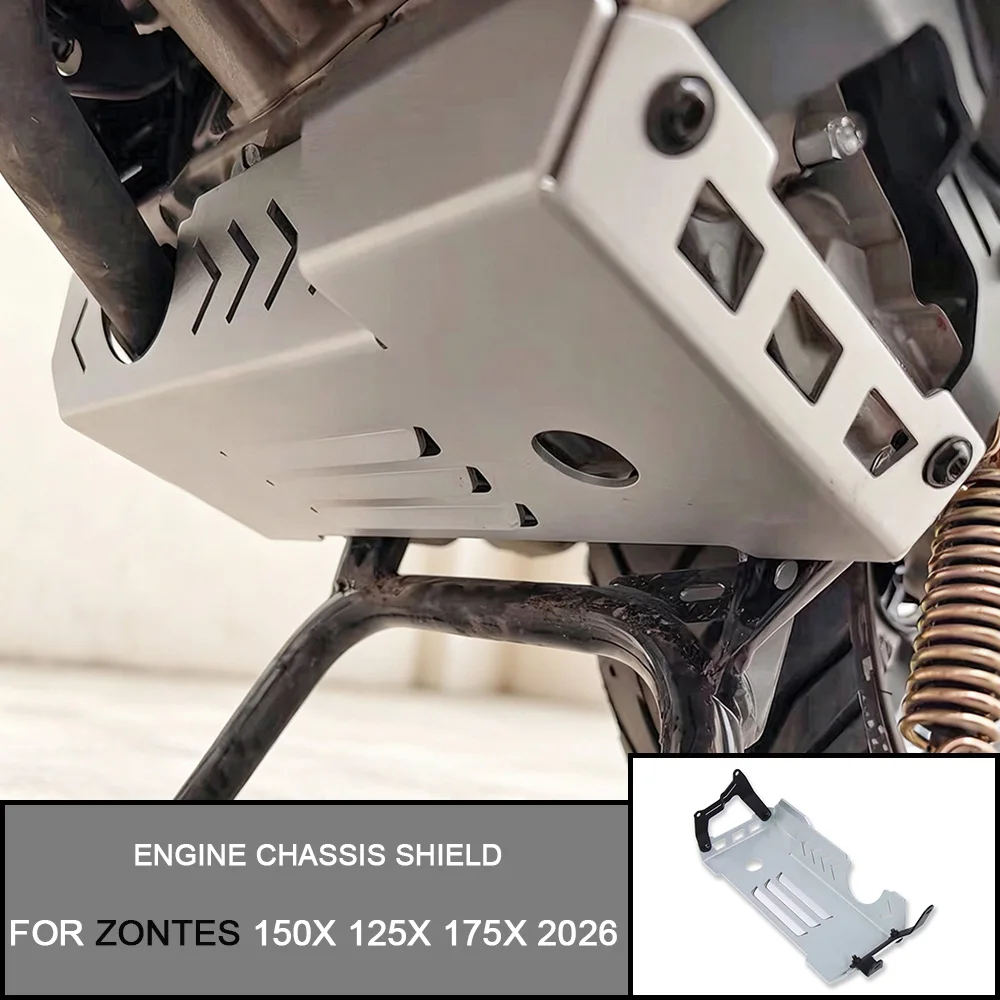 FOR ZONTES 150X 125X 175X 2026 Motorcycle Shock Absorber Protective Engine Lower Guard Plate Chassis Cover Under Accessories New