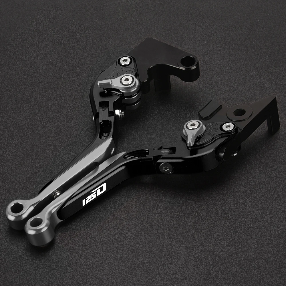 Motorcycle 125Duke 125 duke Extendable Adjustable Foldable Handle Lever Brake Clutch Lever CNC For 125DUKE 125 DUKE 2011 - 2018