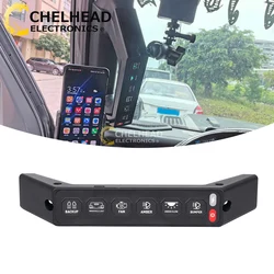 Switch Controller Grab Handle Mounting 6 Gang Switches Panel for Jeep Wrangler JL 2018 2019 2020 2021 2022 2023