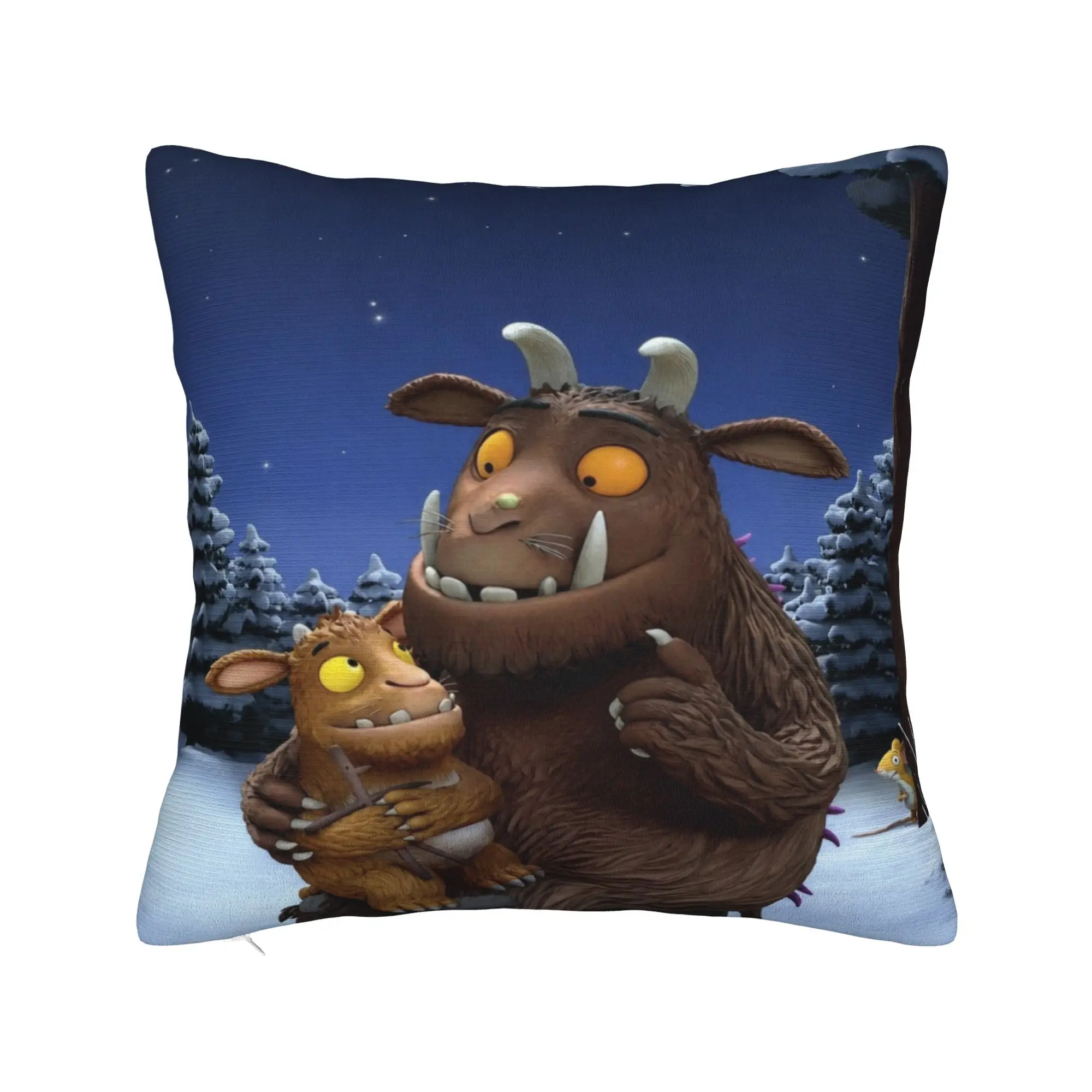 The GruffaloS Pillowcase Merchandise Printing Cushion Cover  Pillow Covers Seat Decorations Square Multiple Sizes