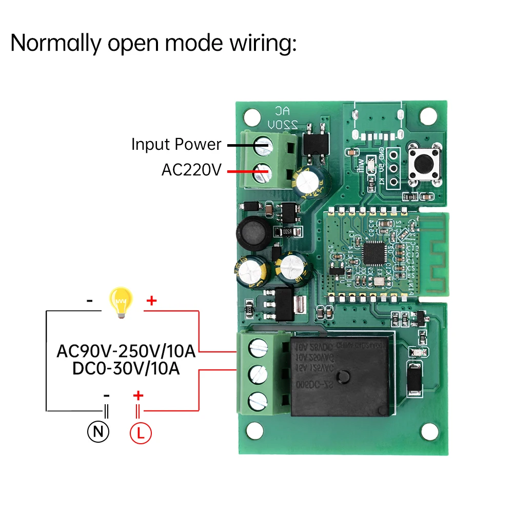 DC5V DC12V moduł przekaźnika Wifi dla eWeLink pilot aplikacji sterowanie samoblokujący bezprzewodowy przekaźnik opóźnienia dla inteligentnego