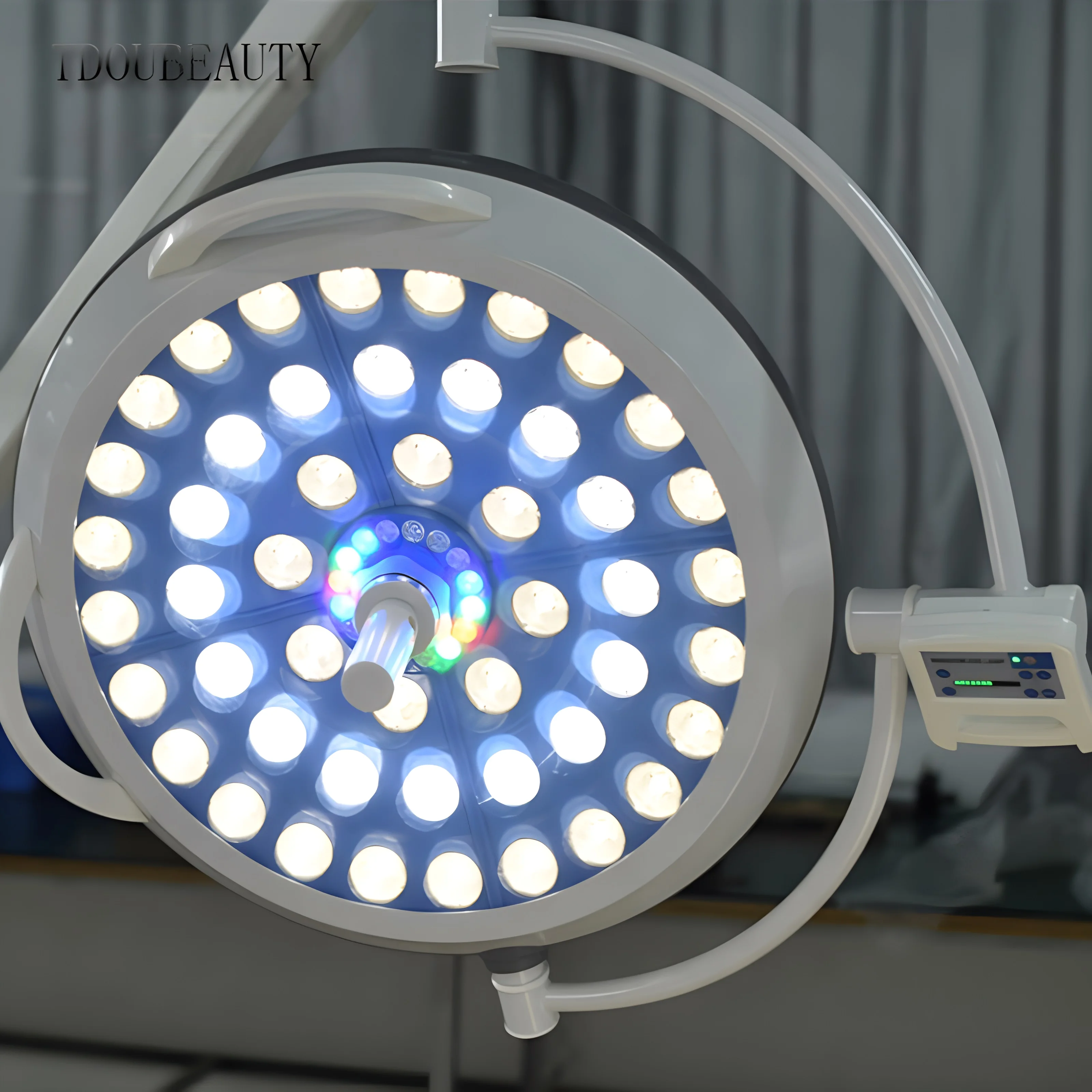 Super Bright Double Heads Ceiling Shadowless Lamp 700mm Headlight Panel, Used In Operating Room, Pet Hospital, Tattoo, ICU CE