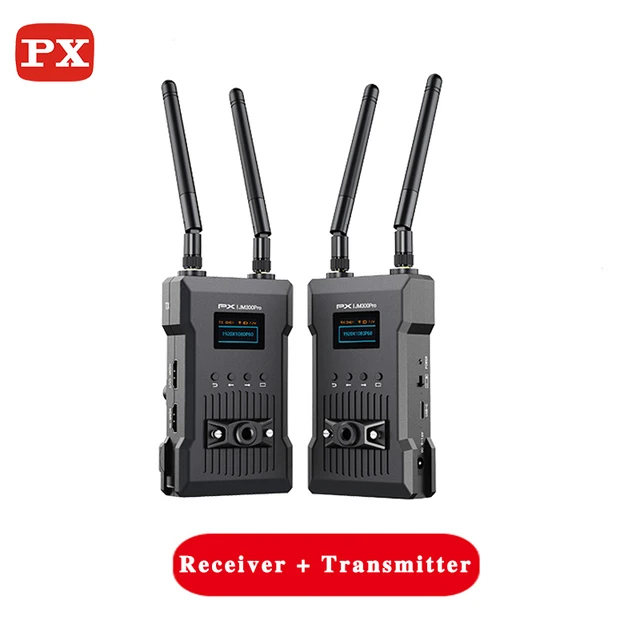 

PX JM300 Pro Wireless Video Transmitter 0.06S Latency Image Transmitter Receiver for Videographer Photographer Filmmaker