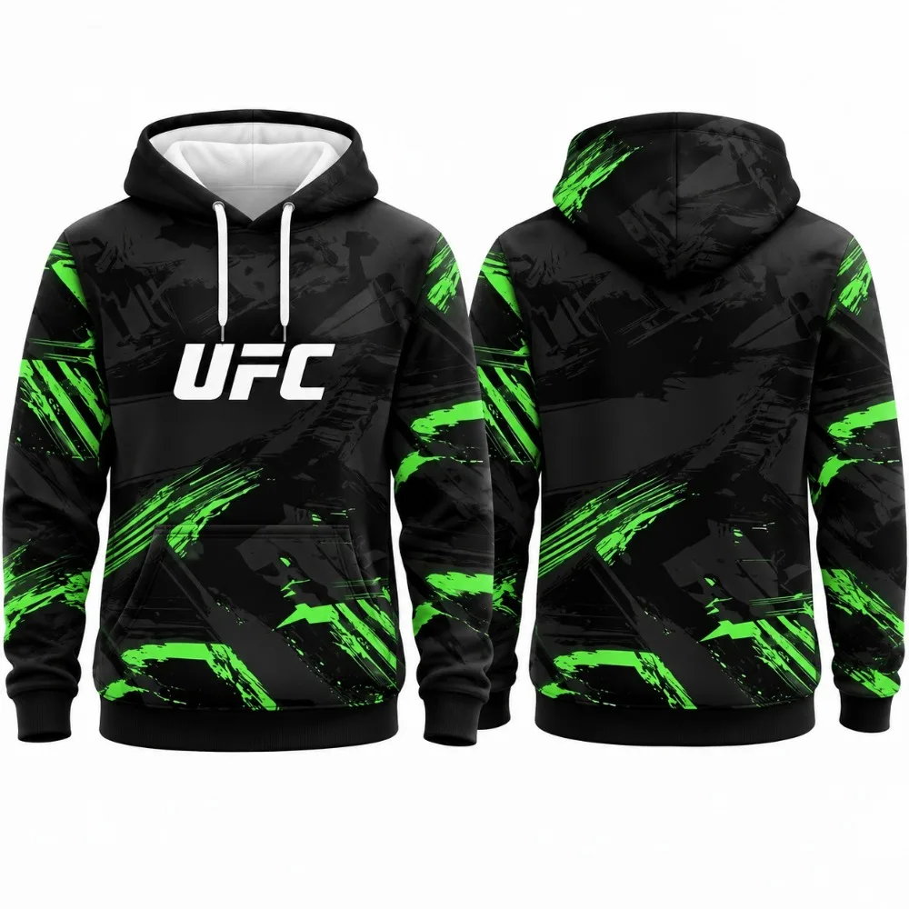 Unisex Suitable for MMA Gym Sports Training Autumn Hooded Sweatshirt Loose and Comfortable Street Trend New Loose Top