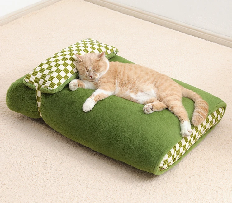 

Kennel Winter Warm Dog Bed Removable and Washable Cat Mat for Sleeping