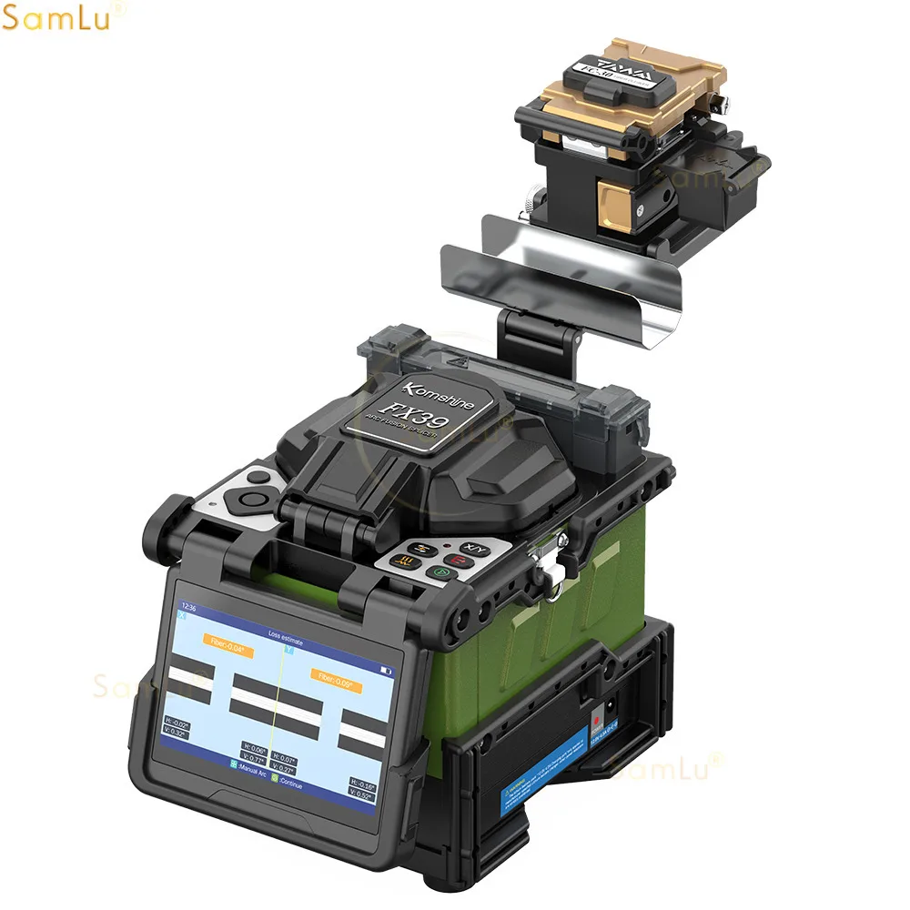 Optical Fiber Fusion Splicer Komshine Classic FX39 Core Alignment Six Motors Welding Machine Empalmadora de fibra óptic