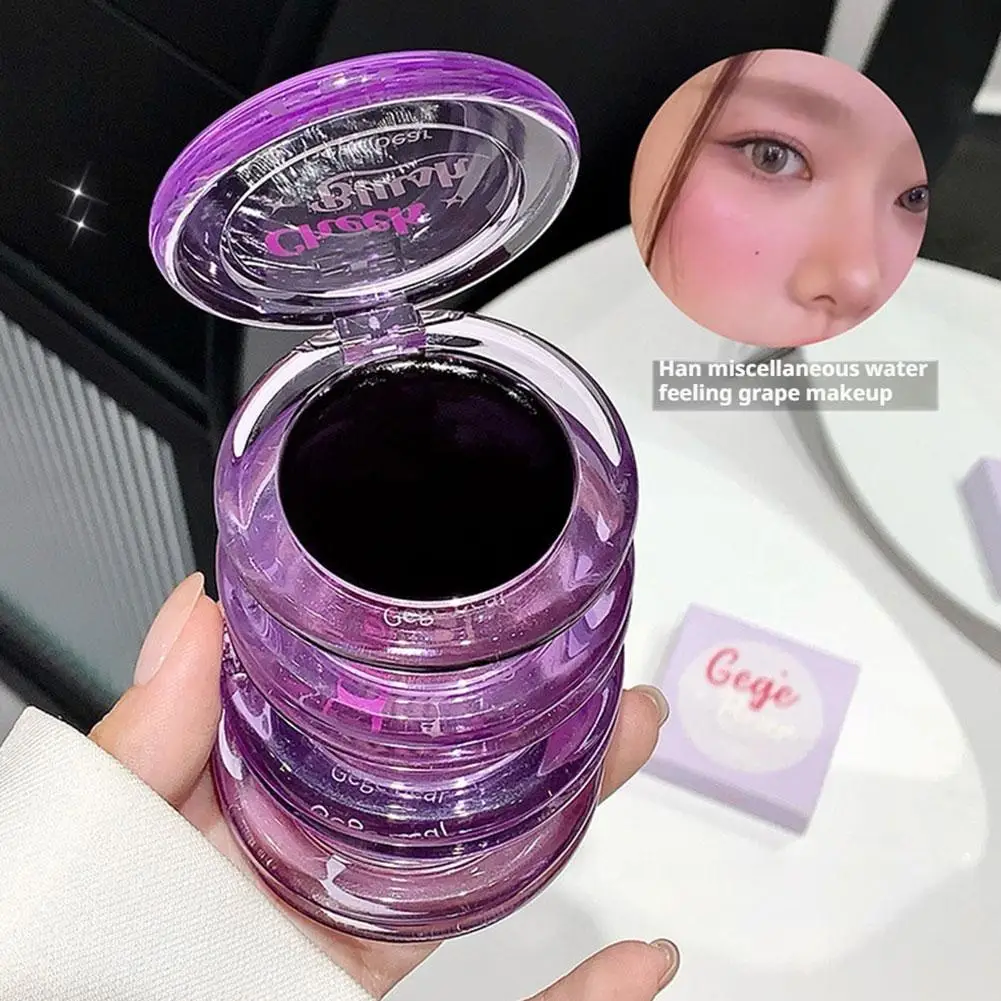 3.5g Transparent Crystal Warm-Colored Blush Natural Lasting Color Rosy Complexion Blush Smooth Natural Perfect Makeup Blush