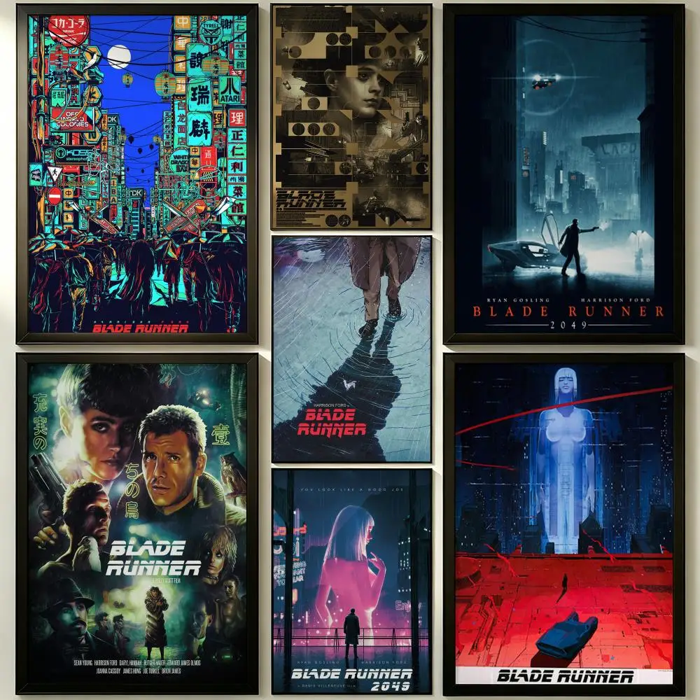 movie Blade Runner Poster HD Poster Sophisticated Modern Aesthetic Wall Art For Living Room Bedroom Office Cafe Decor