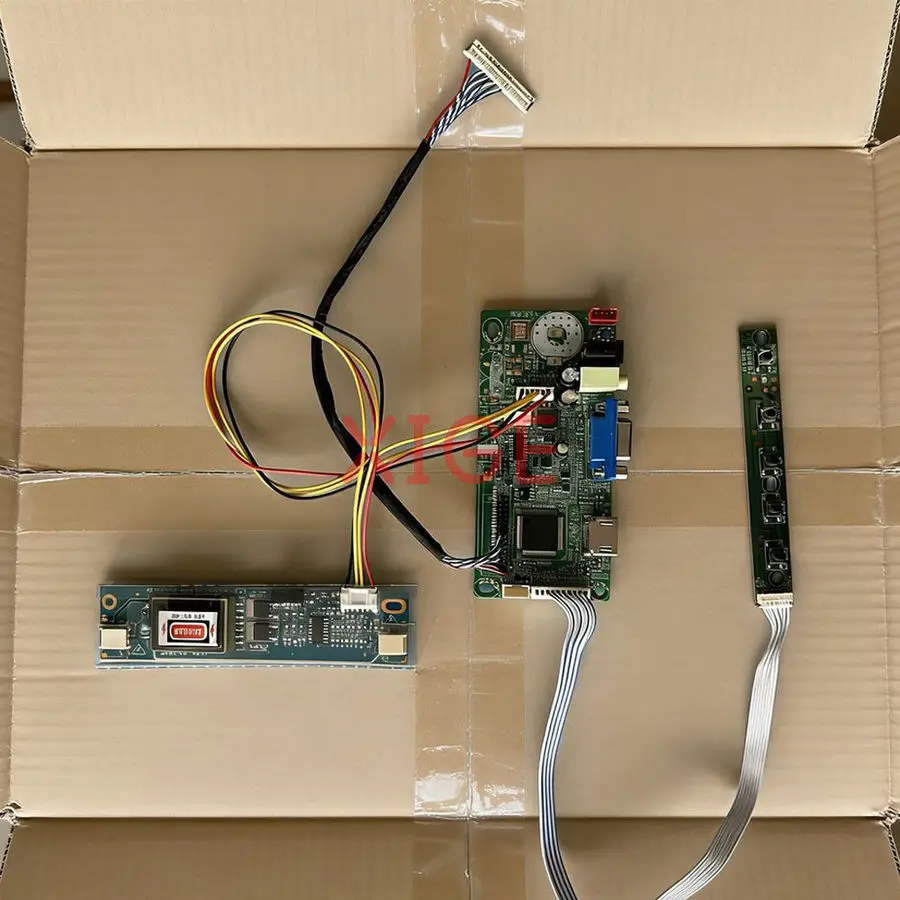 

Плата привода контроллера монитора подходит для LM185WH1 LQ185T1LGN2 HT185WX1 M185XW01 HDMI + VGA 1366*768 1366x768 LVDS 30-контактный 2-CCFL DIY Kit