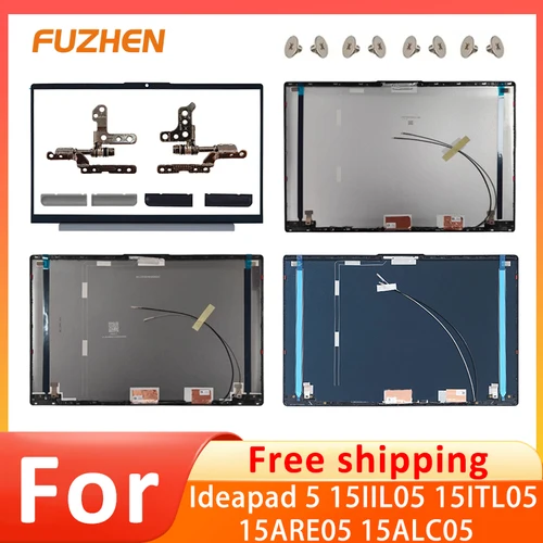Imagen 1 del producto Nueva funda para Ideapad 5 15IIL05 15ARE05 15ITL05 15ALC05 2020 2021 LCD contraportada bisagras de bisel frontal tapa trasera superior