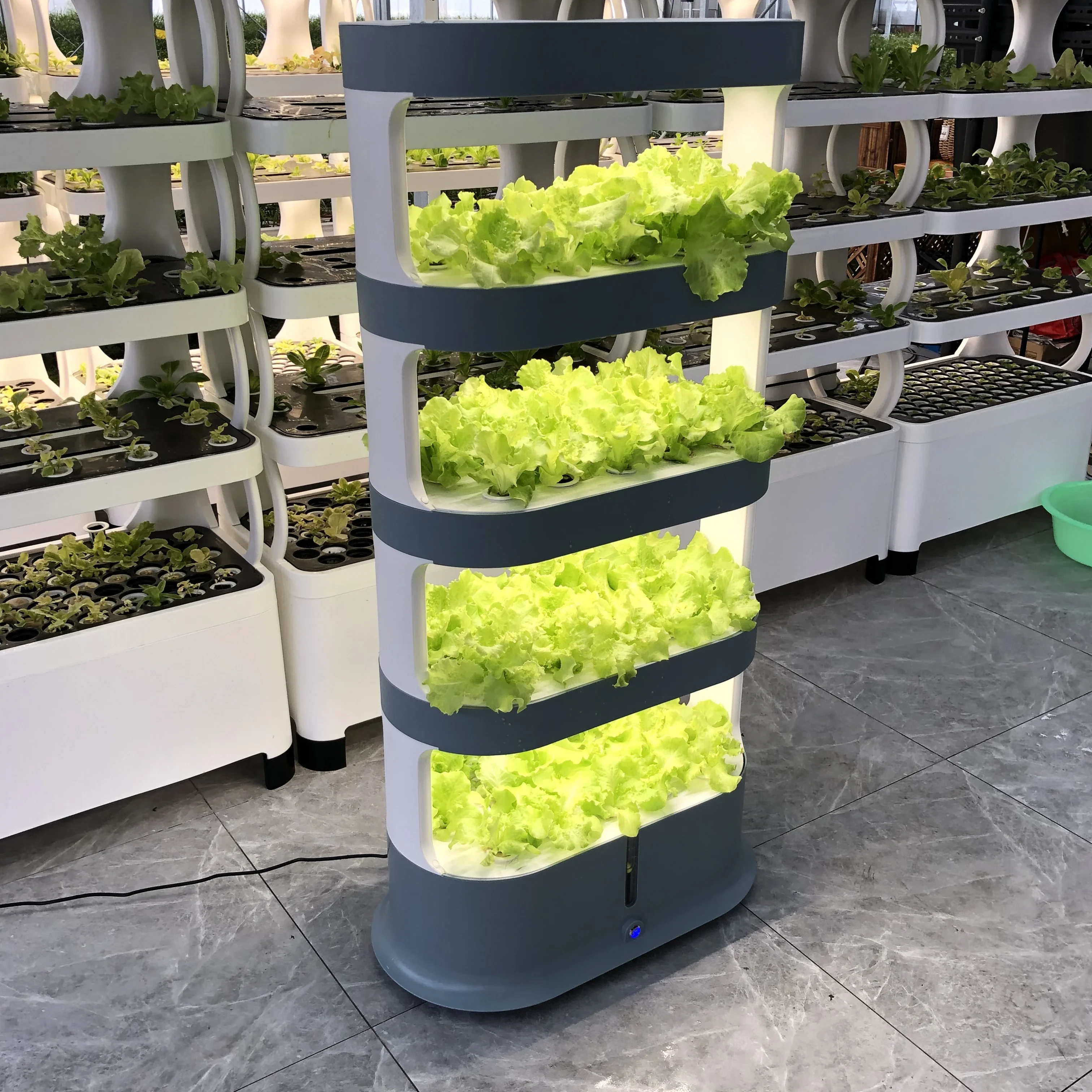 Multi functions indoor smart planter garden hydroponic intelligent vertical farming home hydroponic growing systems