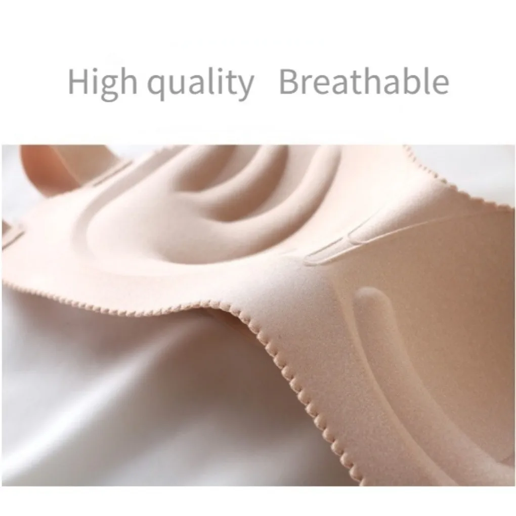 ZXYOUPING Women Invisible Bra Nu Bra Seamless Strapless Push Up Bra Backless Strap Free Size for Wedding Party