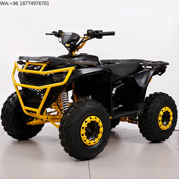 Mini Quad Bike with Electric Drive & CE Certification Safe Kids Beginner 125cc ATV