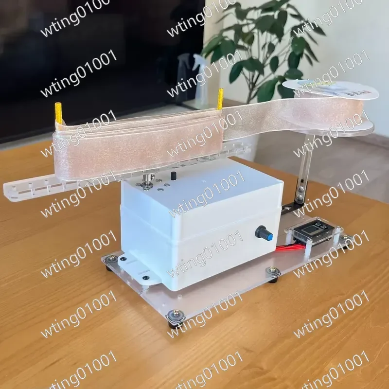 for Electric Ribbon Winding Machine Countable Webbing Winder Automatic Ribbon Shoelace Fabric Tape Rewinding Coiling Machine