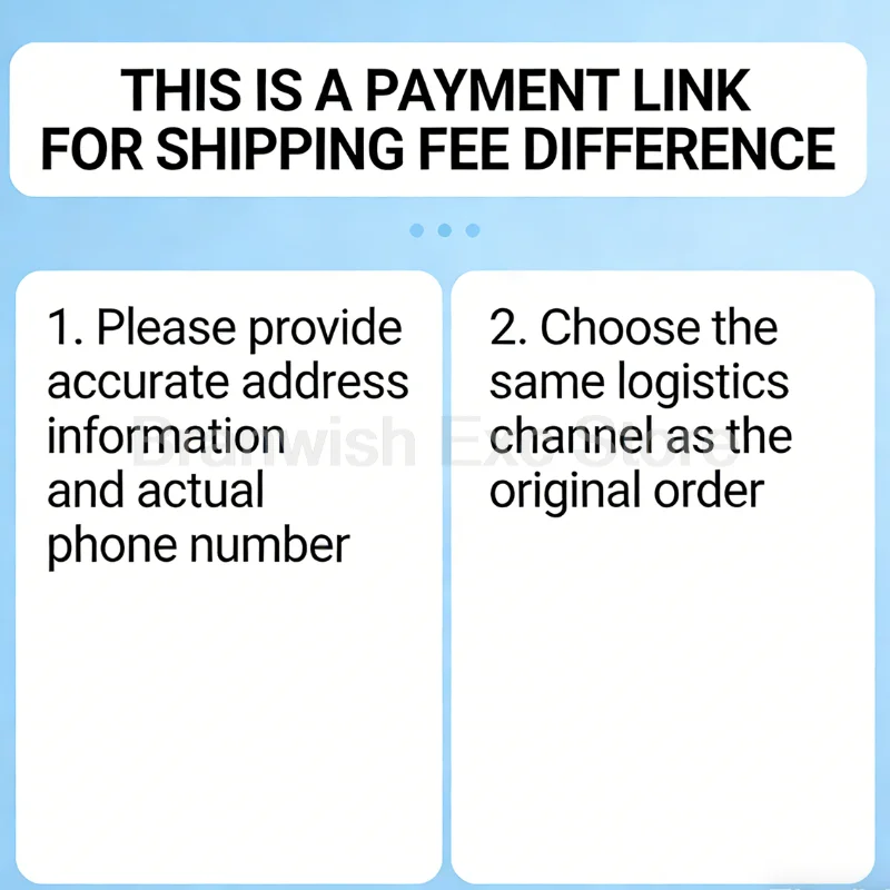 

Link Only For Remote Address Delivery Shipping Fee Price Difference, Please Check All the Infomation Carefuly!