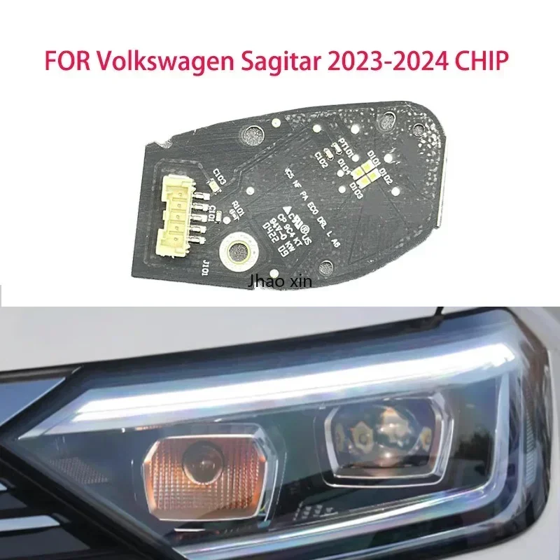 Ojos de Ángel blancos para Volkswagen Sagitar 2023-2024, cabezal de coche, Chip DRL, placa de circuito de balasto, placa de fuente de Ojos de Ángel Chi