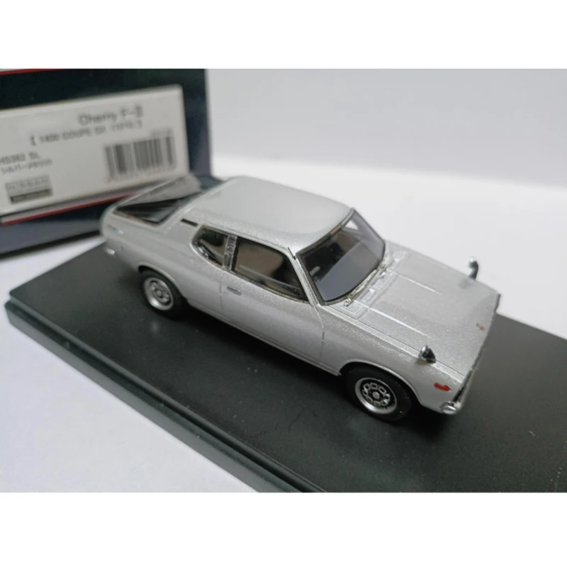 

Приветная история 1/43 Cherry F-II 1400GX двухдверный спортивный автомобиль из смолы, модель серебра, классика, сувенир для взрослых, подарок, статический дисплей