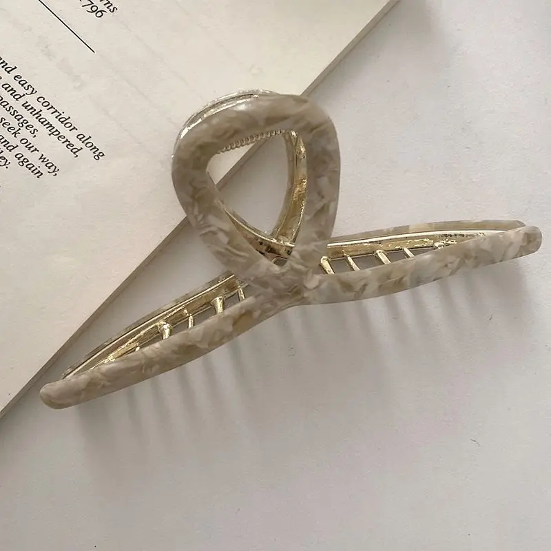 1/3/5 Stück Metall-Haarspange, Damen-Haarspange, große Haarspange im Hai-Design, für mehr Volumen, modisch und elegant, Haarspange als Stirnband. – Detail 9