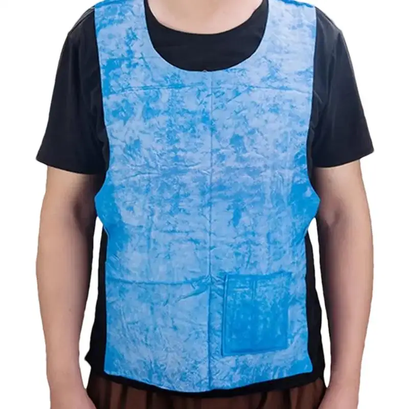 

Охлаждающий жилет для улицы, летний жилет со льдом, предотвращающий тепловому удару, жилет для ледяного охлаждения, высокотемпературный защитный жилет для ледяного и холодного спорта