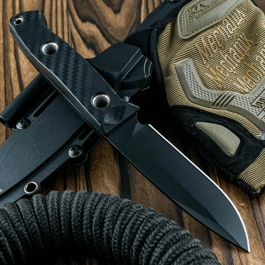 

BM 163 BK Тактический прямой нож D2 Лезвие с нейлоновым волокном и ручкой Многофункциональный приключенческий нож для скалолазания на открытом воздухе