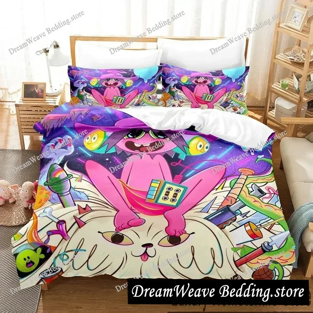 The Midnight Gospel Parallel Bars Bedding Set Duvet Cover Bed Set Quilt Cover Pillowcase Comforter King Queen Size Boys Adult519
